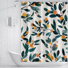 마켓에이 방수 프루츠 샤워커튼 SG10 180 x 200 cm, 1개