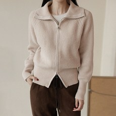 andstyle 女款 Warm Soft 第9彈 雙向拉鍊針織開襟衫 265006