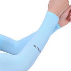 Yoon's Labs 女性用袖套 直筒版型 雙手穿戴組, 藍色