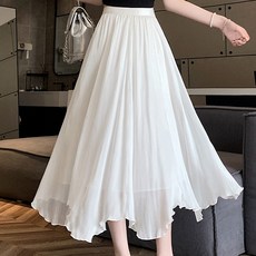 포플러앤씨 더스트 샤틴 스커트 P24SMSK031802