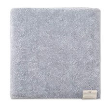 個人用浴巾 550g 超細纖維 70 x 140 cm, 灰色, 1個