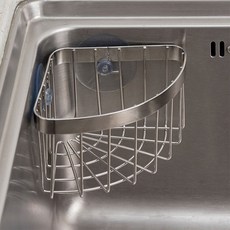 不鏽鋼角落瀝水架, 銀, 1個