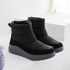 갓슈 여성용 라미셸 미들 패딩 부츠