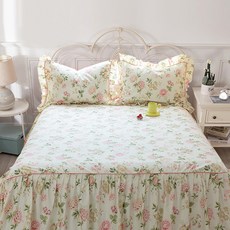 러빙랩 로라 플라워 순면 베개커버