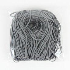 Sewing by hand 彩色鬆緊帶口罩繩 90m, 15 深灰色, 1個