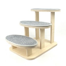 BBOLCAT Dog Stairs Air Step 20 公斤, B型（樓梯），灰色（地毯）