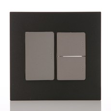 第一電氣工業 Adonis 開關 黑珍珠 單切 3聯 2個用, 1個