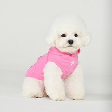 퍼피아 강아지 피듀크 후드 티셔츠 TS2085, 핑크, 1개