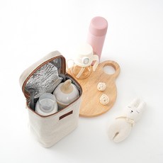 Malolotte 帆布迷你冷藏包, 日常棕色