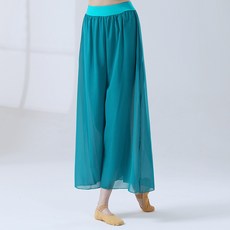 Marketpia 女款雪紡寬版舞蹈褲