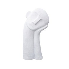 Answer 石膏像 手工藝 室內裝飾擺件, 白色