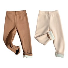 HARAROI 兒童基本款刷毛內搭褲2件組