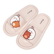 ABLE FACTORY 女童Molang氣墊拖鞋