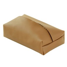 JCP 迷你尺寸皮革面紙套, 棕色, 1個