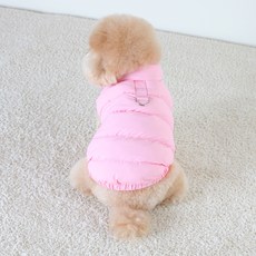 에이미러브즈펫 강아지 DE 빵빵패딩, 핑크