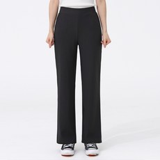 韓國 arua 女款嬌小版半寬鬆鬆緊腰長褲