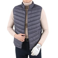 남성용 어반 경량 하이넥 패딩조끼 YAE4005