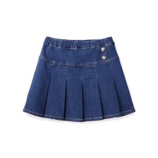 Renoma 兒童女童牛仔百褶裙 R2313S652
