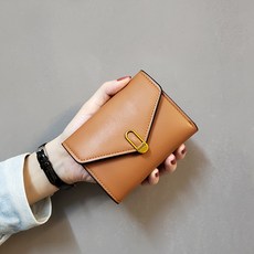 PEONIST 可愛搭扣三折迷你錢包