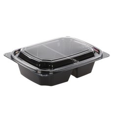Cook &amp; Lock 配菜沙拉容器黑色 DS-204-2, 1入, 100個