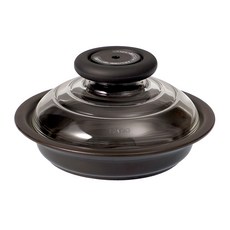 HARIO 可微波耐熱餐盤+玻璃鍋蓋組 XCP-165-B, 20厘米, 1個