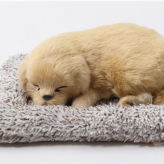汽車家庭室內裝飾睡覺的動物迷你裝飾黃金獵犬, 混色