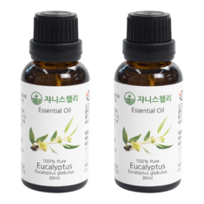 JOHNNYSHELI 香氛精油 尤加利樹, 30ml, 2入