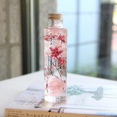 THE VOM 浮游花永生花氣氛燈, 粉紅漿果 粉紅色繡球花