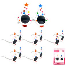 파티쇼 트리안경, 6개, 화이트