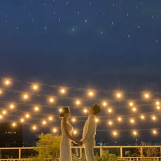 KKUMI 派對燈串 15燈 不含燈泡 15m, 黑色