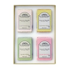 LE CHATELARD 1802 Savon de Marseille 4種香皂禮盒, 400g, 4個