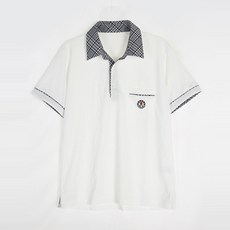 校服Mall格紋領短袖校服上衣