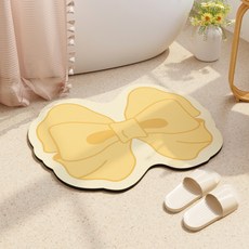 PEONIST 蝴蝶結室內裝飾地墊, 黃色