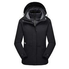 여성용 깔끔한 디자인 이너 후리스 + 바람막이 세트 KR