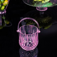 Living S 彩色水晶壓克力紅酒冰桶, 1個, 粉紅色