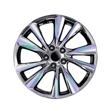 VENDICT 新款 Carnival 全息輪圈貼紙, 混合色, 1個