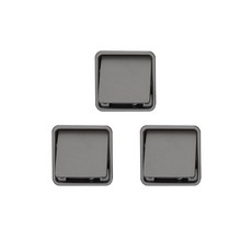 Mikaelground 隱形扣環嵌入式把手 單一款 3入, 灰色, 3個