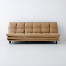 마켓비 3인 멀티 소파베드 카우치형 방문설치, 카멜