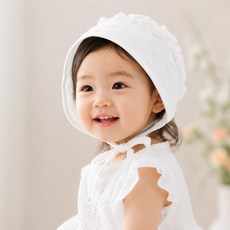 Monsieur 嬰兒小花帽