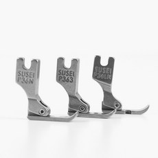 拉鍊壓腳 P36N + P363 + P36LN, 銀色, 1套