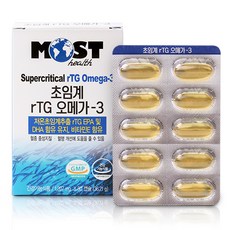 Most 超臨界 rTG Omega-3 36.21kg, 1個, 30錠