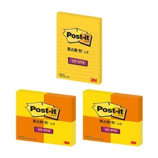 3M Post-it 利貼 強力黏著便條紙 622-4 2款 x 4入 + 660 套組, 懷舊黃橘 + 懷舊黃, 1套