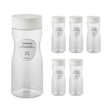 LocknLock 樂扣樂扣 按壓式易開冷水壺 6入組 HPI813NWHTS6, 白色, 1200ml
