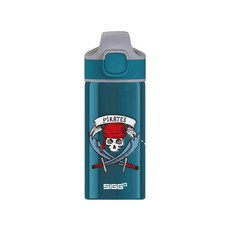 지그 미라클 알루미늄 키즈 워터 보틀, 파이러츠, 400ml, 1개