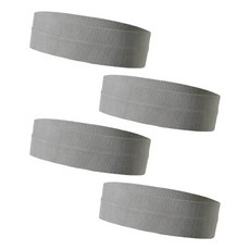 지앤와이 심플 피트니스 스포츠 헤어밴드, A그레이, 4개
