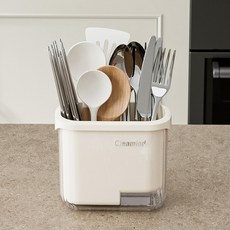 American Road Creamine 可分離式瀝水餐具筒 RK2291, 象牙白, 1個