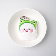 몽몽 프렌즈 키링, 개구리, 1개, 8cm