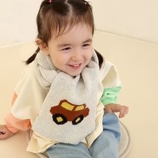 woojooi 兒童噗噗車圍巾