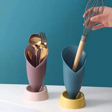 Someday 矽膠餐具整理收納盒 2件組 20.7 x 9.5 cm, 粉紅色, 藍色, 1套