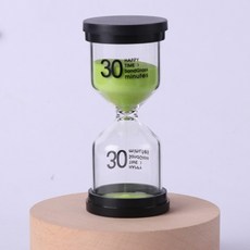 Evero 簡約基本色沙漏 30分鐘, 綠色